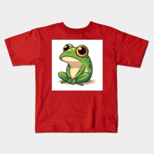 Sad Day funny frog Kids T-Shirt